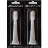 Megasonex® zelo mehka nadomestna glava 2 kosa